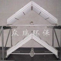 贵州水平除雾器生产|众瑞环保设备公司制造人字形屋脊除雾器