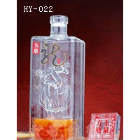 山西手工工艺酒瓶加工企业/宏艺玻璃制品公司厂家定制内置酒瓶