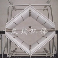 北京屋脊除雾器订制厂家-众瑞环保设备公司订制菱形屋脊除雾器
