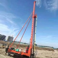 新疆钻杆钻头_鼎峰工程公司加工23米长螺旋钻机