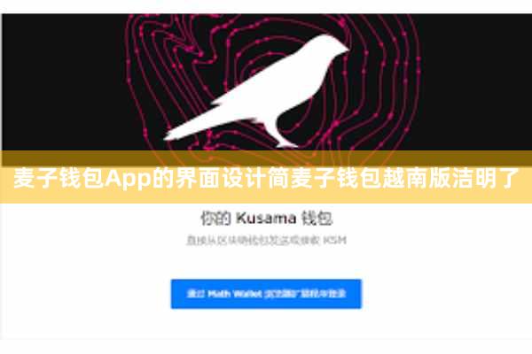 麦子钱包App的界面设计简麦子钱包越南版洁明了