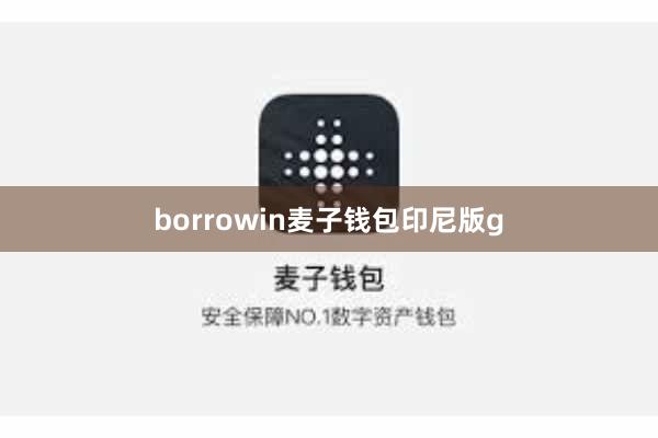 borrowin麦子钱包印尼版g