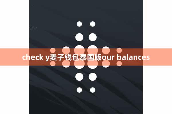 check y麦子钱包泰国版our balances